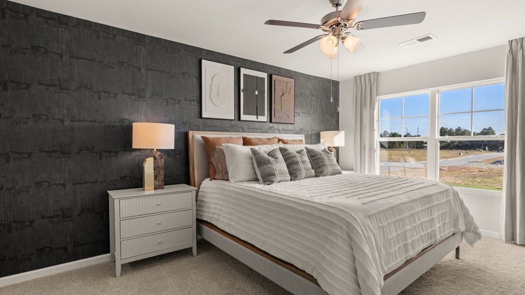 Furnished interior in a model home at Weatherstone in Grovetown (Image 8).