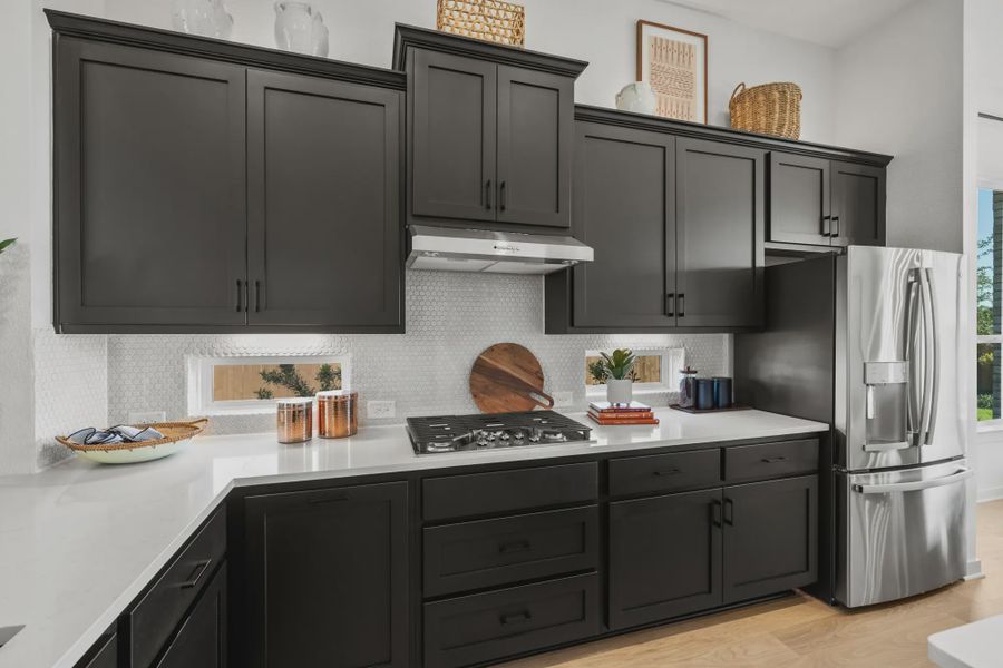 Furnished interior in a model home at Confluence in Marion (Image 14).