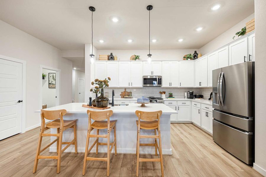 Furnished interior in a model home at Briggs Ranch – Select Classic Series in San Antonio (Image 7).