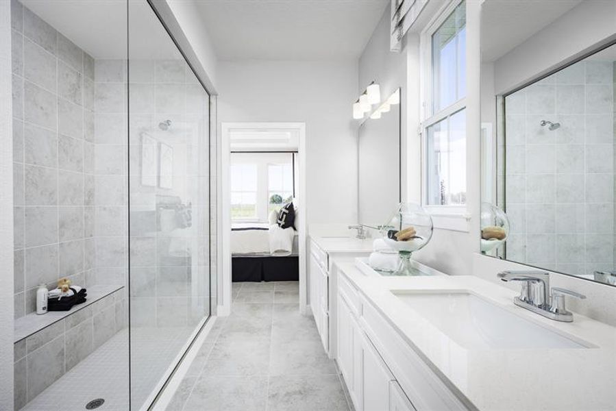 Every one- and two-story home includes a spa-inspired first-floor owner's suite.