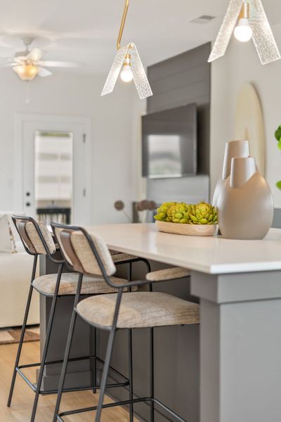 Furnished interior in a model home at Array in Atlanta (Image 64).