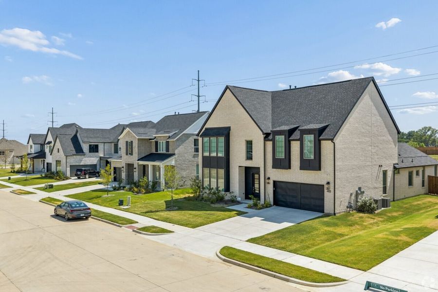 Front exterior of a home in the Chatham Reserve community, located in Providence Village, TX (Image 3). Front exterior of a home in the Chatham Reserve community, located in Providence Village, TX (Image 3).