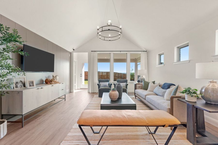 Furnished interior in a model home at Clearview Ranch in Royse City (Image 9).