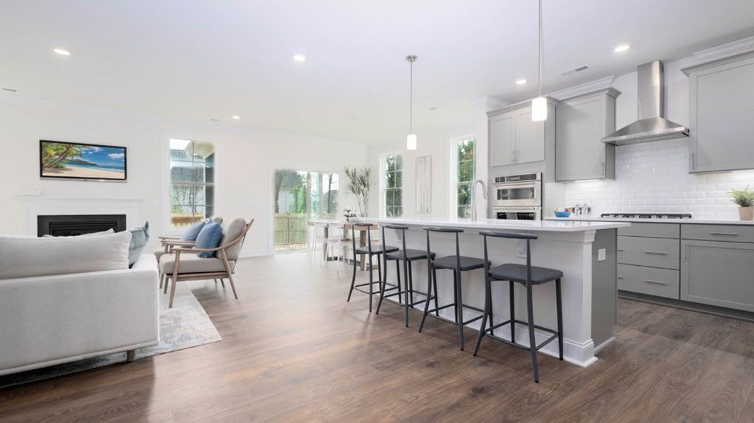 Furnished interior in a model home at The Enclave at Old Fields in Haw River (Image 4). Furnished interior in a model home at The Enclave at Old Fields in Haw River (Image 4).