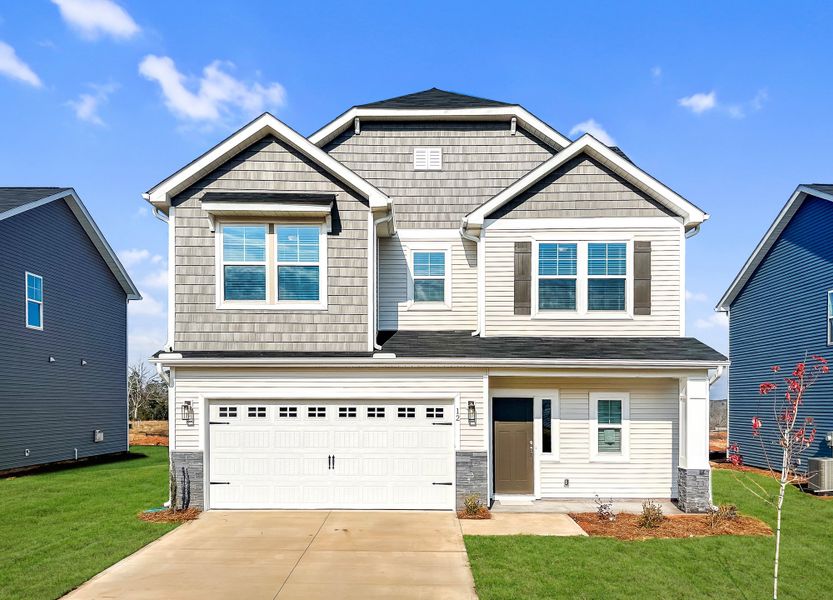Front exterior of a home in the Holly Ridge community, located in Greenville, SC (Image 21).
