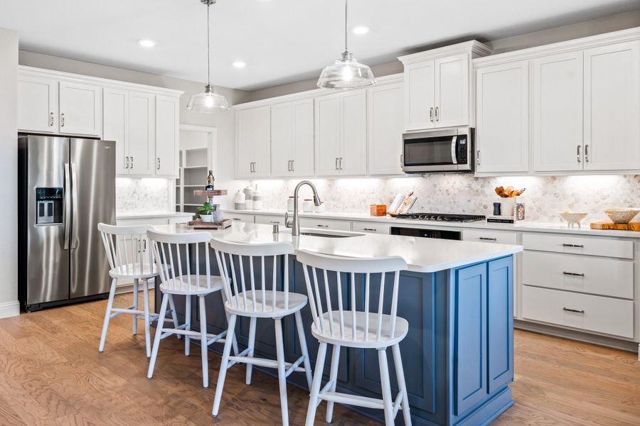 Furnished interior in a model home at Verandah in Royse City (Image 13).