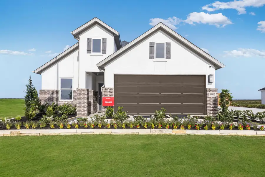 Front exterior of a home in the Raburn Reserve 50s community, located in Tomball, TX (Image 4).