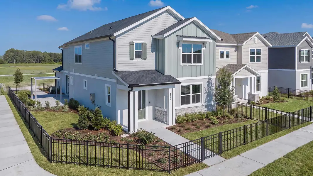 Front exterior of a home in the Soleta at Starkey Ranch - Cottage Series community, located in Odessa, FL (Image 3).