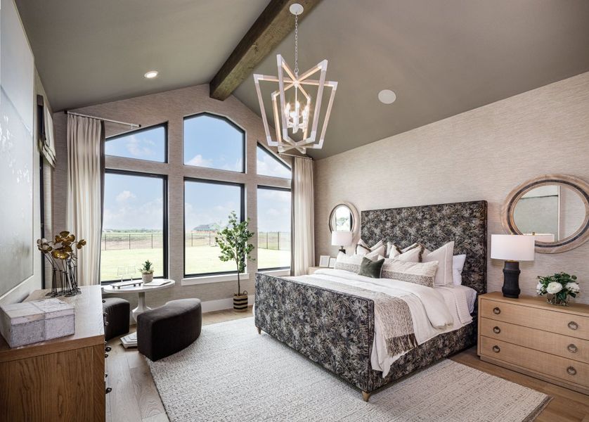 Furnished interior in a model home at Harper Estates in Celina (Image 5).