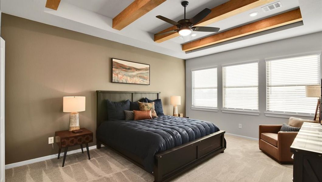 Furnished interior in a model home at Summer Place  35' in Montgomery (Image 33).