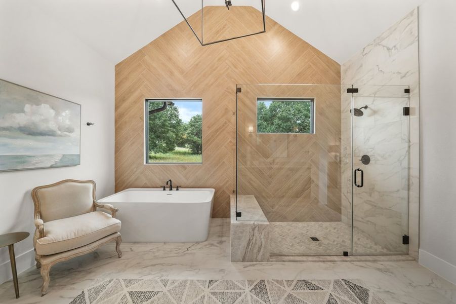 Furnished interior in a model home at Aune Ranch in Copper Canyon (Image 14).