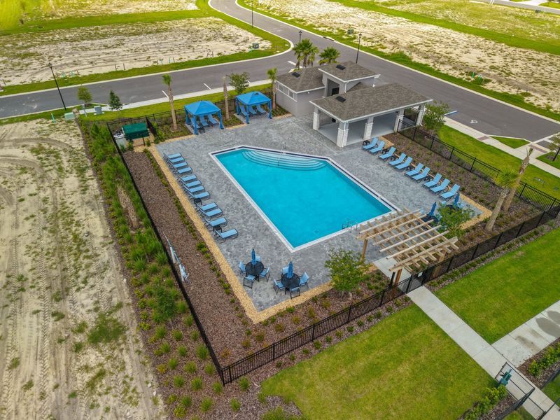 Beautiful Community Pool with Cabana Beautiful Community Pool with Cabana
