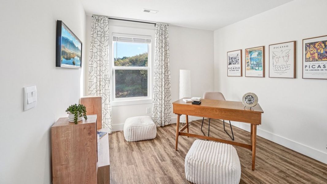 Furnished interior in a model home at The Arbor Townhomes in Kingsport (Image 20).