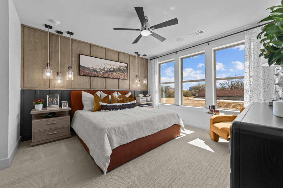 Furnished interior in a model home at Hillside at Las Colinas in Irving (Image 11). Furnished interior in a model home at Hillside at Las Colinas in Irving (Image 11).