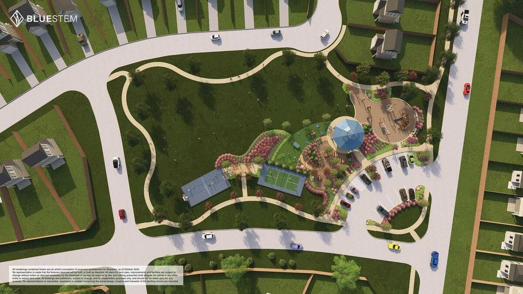 Image 2 of the Bluestem  master-planned community in Brookshire, TX.