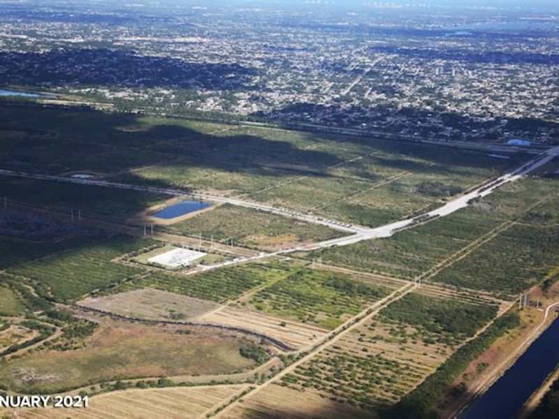 Site preparation and early development at BELTERRA in Port St. Lucie, FL (Image 137).