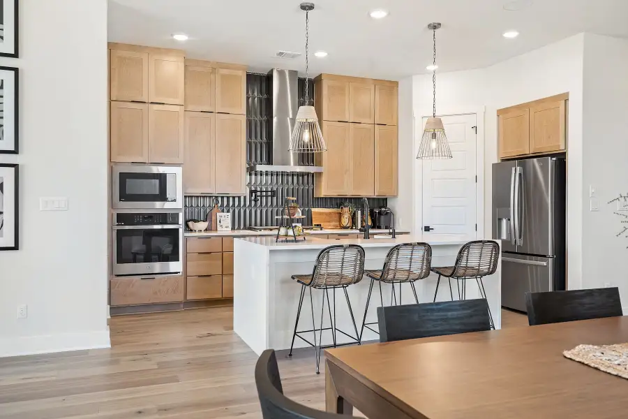 Furnished interior in a model home at Arbor Collection At Park Central in Georgetown (Image 4).