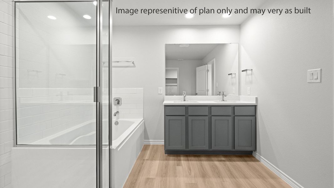 Furnished interior in a model home at Portland Village in Portland (Image 18).