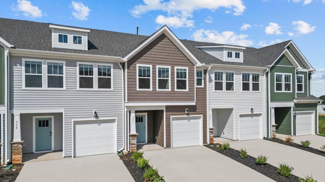 Two story townhomes at Saluda Crossing by DRB Homes in Piedmont, SC Two story townhomes at Saluda Crossing by DRB Homes in Piedmont, SC