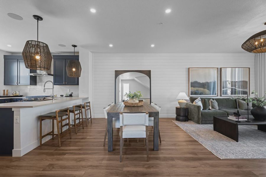 Furnished interior in a model home at Westminster Station in Westminster (Image 15). Furnished interior in a model home at Westminster Station in Westminster (Image 15).