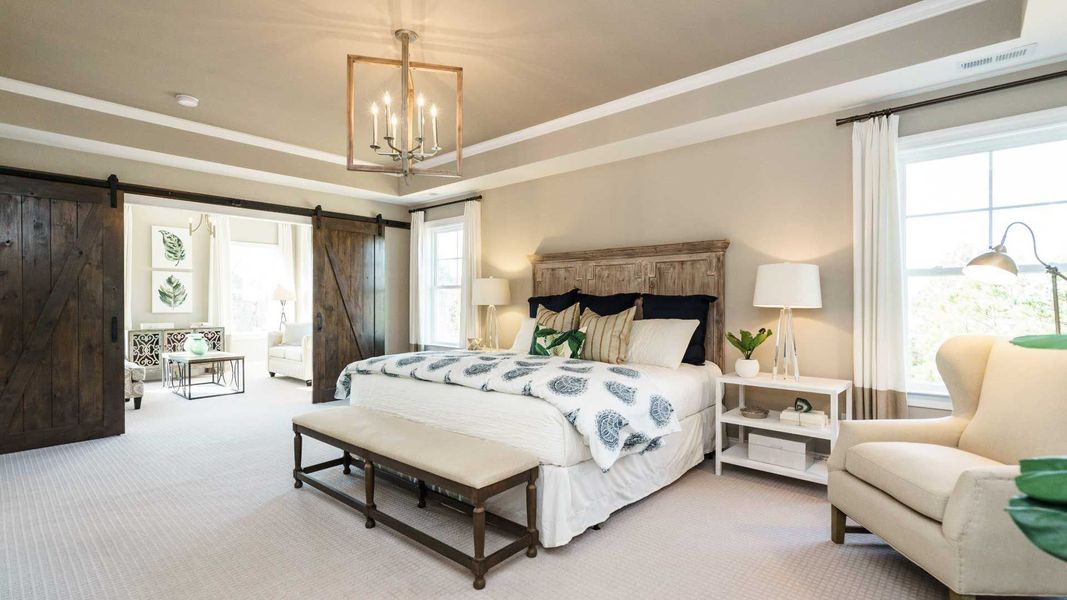 Furnished interior in a model home at The Summit at Morgan Ridge in Chapel Hill (Image 6). Furnished interior in a model home at The Summit at Morgan Ridge in Chapel Hill (Image 6).