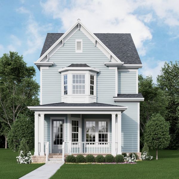 Street view of homes within the Westhaven master-planned community in Franklin, TN (Image 8).