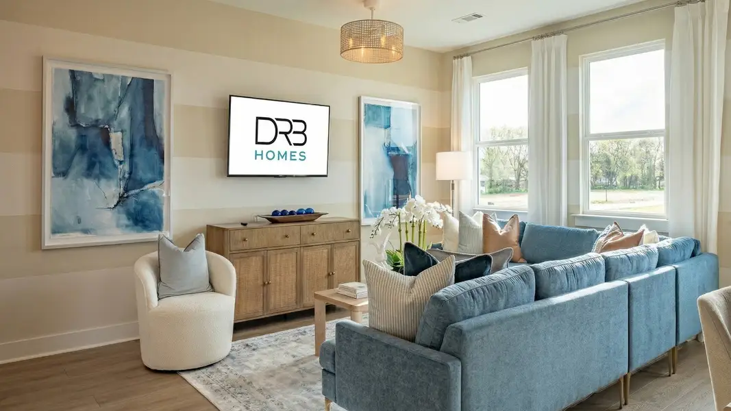 Furnished interior in a model home at Northridge Park in Murfreesboro (Image 6).