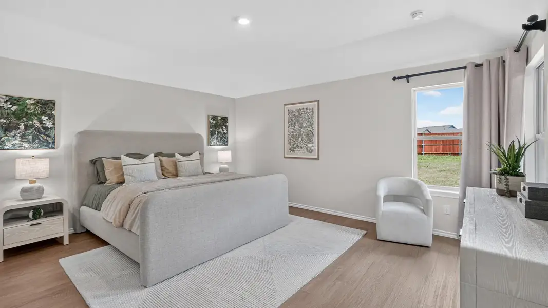 Furnished interior in a model home at Boardwalk in Lancaster (Image 7).