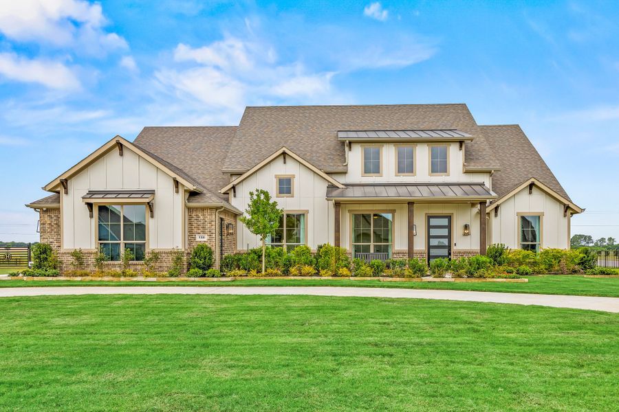 Front exterior of a home in the Paloma Ranch community, located in New Fairview, TX (Image 3).