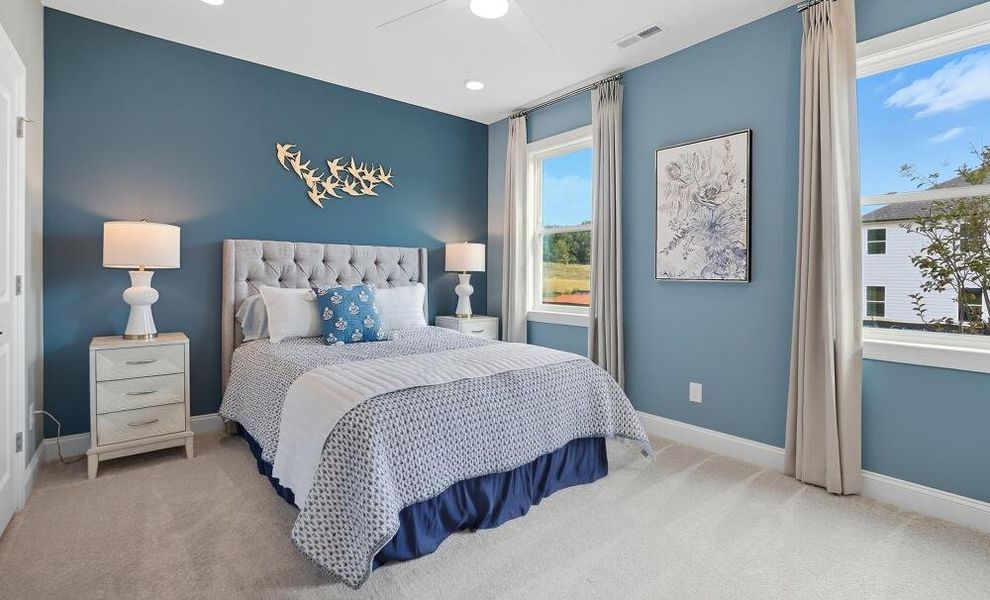 Furnished interior in a model home at Carrington in Stanley (Image 50).