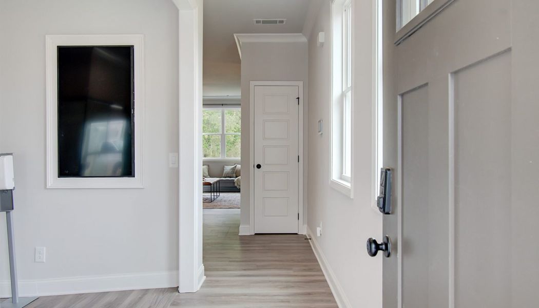 Furnished interior in a model home at Millstone at Mundy Mill in Gainesville (Image 5). Furnished interior in a model home at Millstone at Mundy Mill in Gainesville (Image 5).