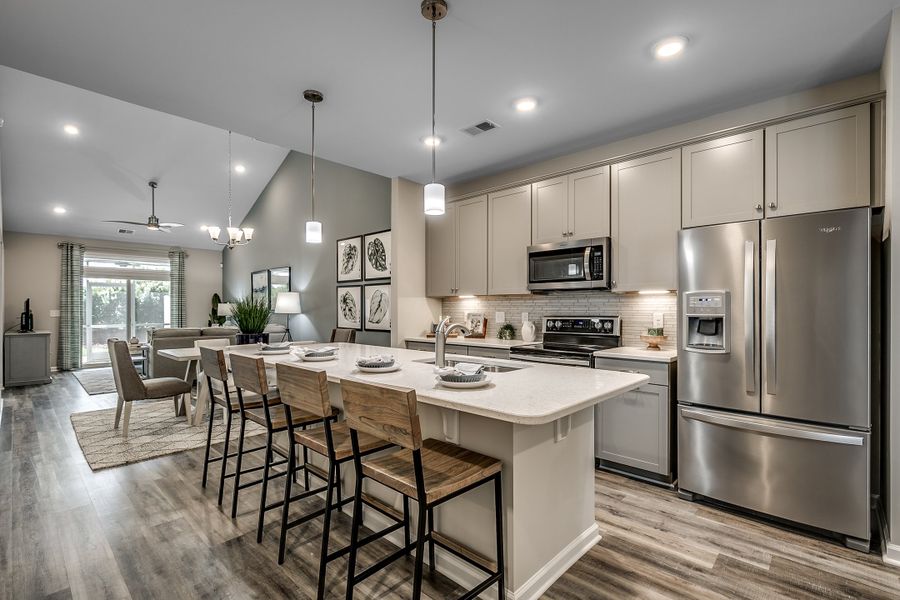 Furnished interior in a model home at Marshfield Gardens in Longs (Image 5).