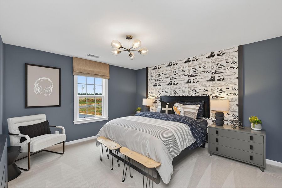 Furnished interior in a model home at Chastain in Ooltewah (Image 43).