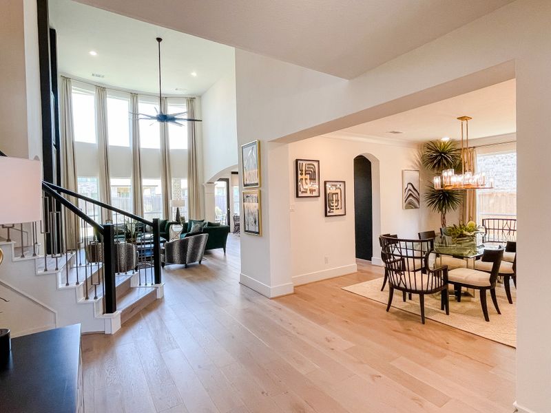 Furnished interior in a model home at Candela – 60' in Richmond (Image 6).