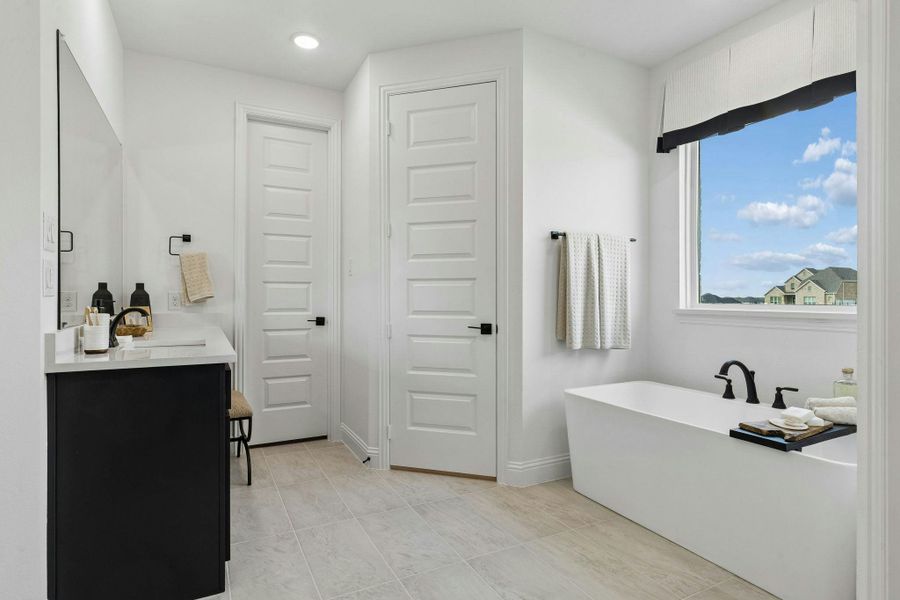 Furnished interior in a model home at Berkshire Estates in Mesquite (Image 26). Furnished interior in a model home at Berkshire Estates in Mesquite (Image 26).