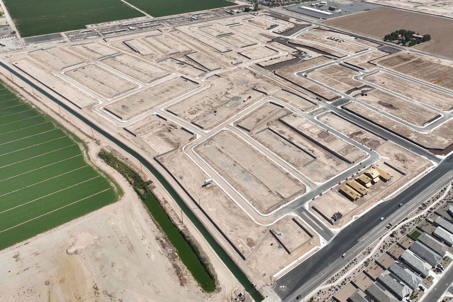 Site preparation and early development at Tyler Ranch in Buckeye, AZ (Image 32).