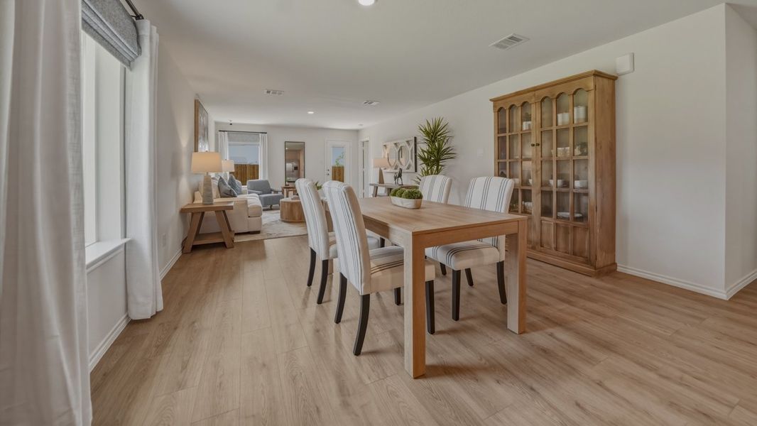 Furnished interior in a model home at Asher Oaks in Bonham (Image 14). Furnished interior in a model home at Asher Oaks in Bonham (Image 14).