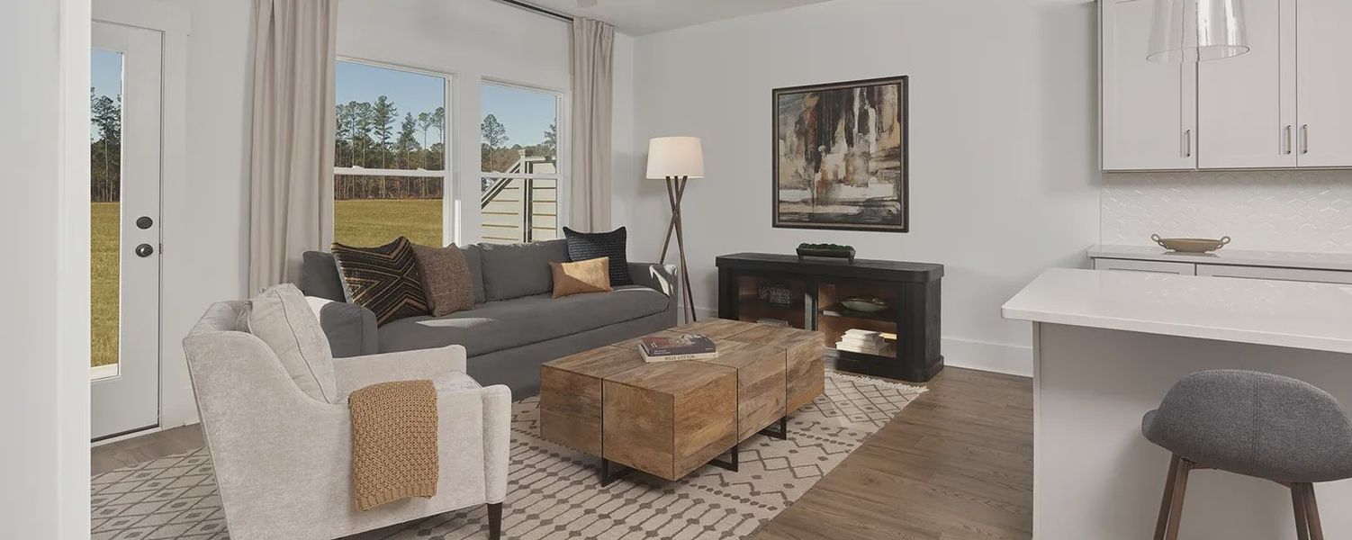 Furnished interior in a model home at Hammock Walk at Nexton in Summerville (Image 9).