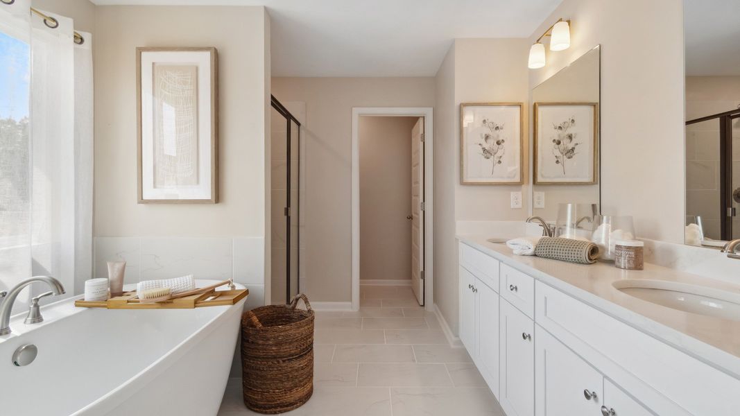 Furnished interior in a model home at Westwind Estates in Hampton (Image 10). Furnished interior in a model home at Westwind Estates in Hampton (Image 10).