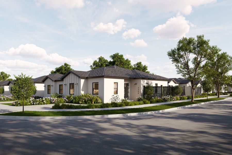 Front exterior of a home in the Palm Villas community, located in Leisure City, FL (Image 13).