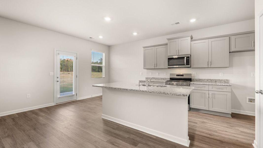 Furnished interior in a model home at Windsor Meadows in Augusta (Image 13).