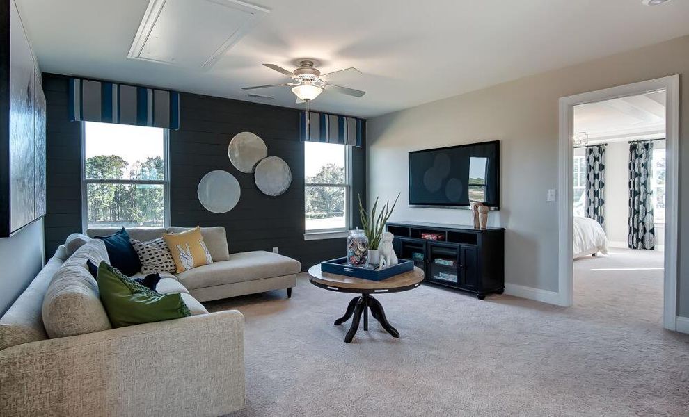 Furnished interior in a model home at Villas at Dawsonville in Dawsonville (Image 32).