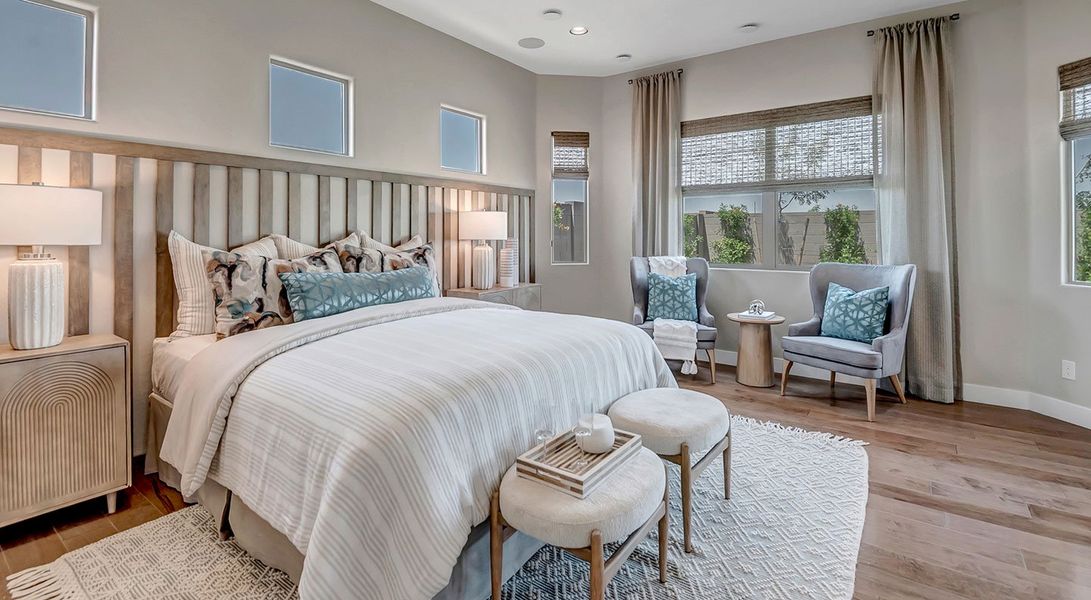 Furnished interior in a model home at Fire Sky at Alamar in Avondale (Image 10).