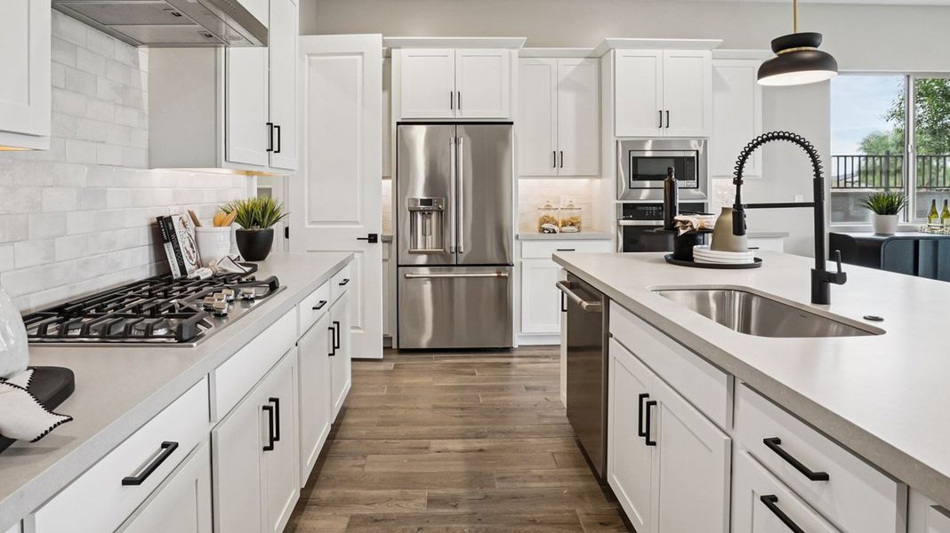 Furnished interior in a model home at The Estates at Frontera in Surprise (Image 12). Furnished interior in a model home at The Estates at Frontera in Surprise (Image 12).