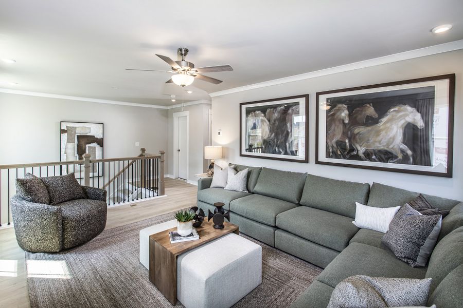 Furnished interior in a model home at Poppy at GreenHouse in Marietta (Image 6).