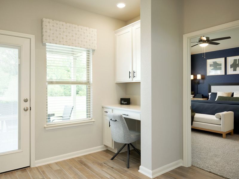 Pocket office of the Rio Grande floorplan at a Meritage Homes community.