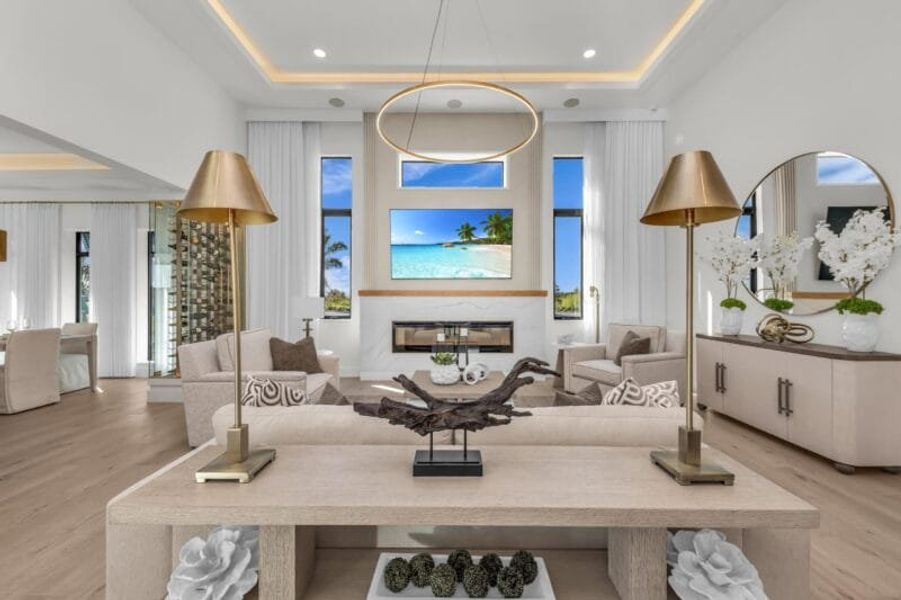 Furnished interior in a model home at Aqua in Bradenton (Image 57). Furnished interior in a model home at Aqua in Bradenton (Image 57).