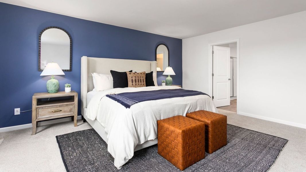 Furnished interior in a model home at Neal Farm in Stokesdale (Image 31).