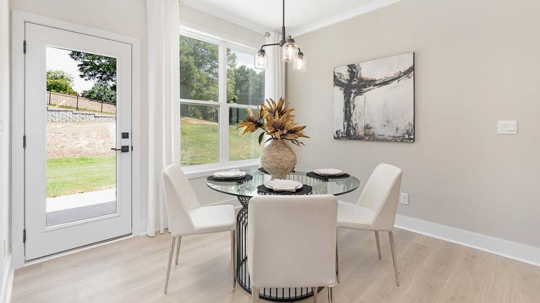 Furnished interior in a model home at Brantley in Mooresville (Image 6).