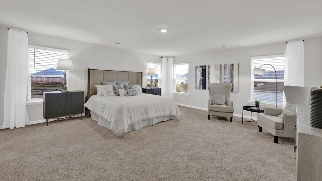 Furnished interior in a model home at Sweet Briar in Ooltewah (Image 14).